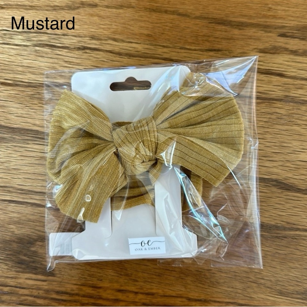 Baby Girl’s Hair Bow Hairbands - Picture 3 of 9